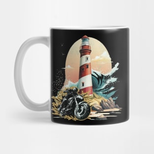 Let's Live, Vintage Motorcycle ,American customs Mug